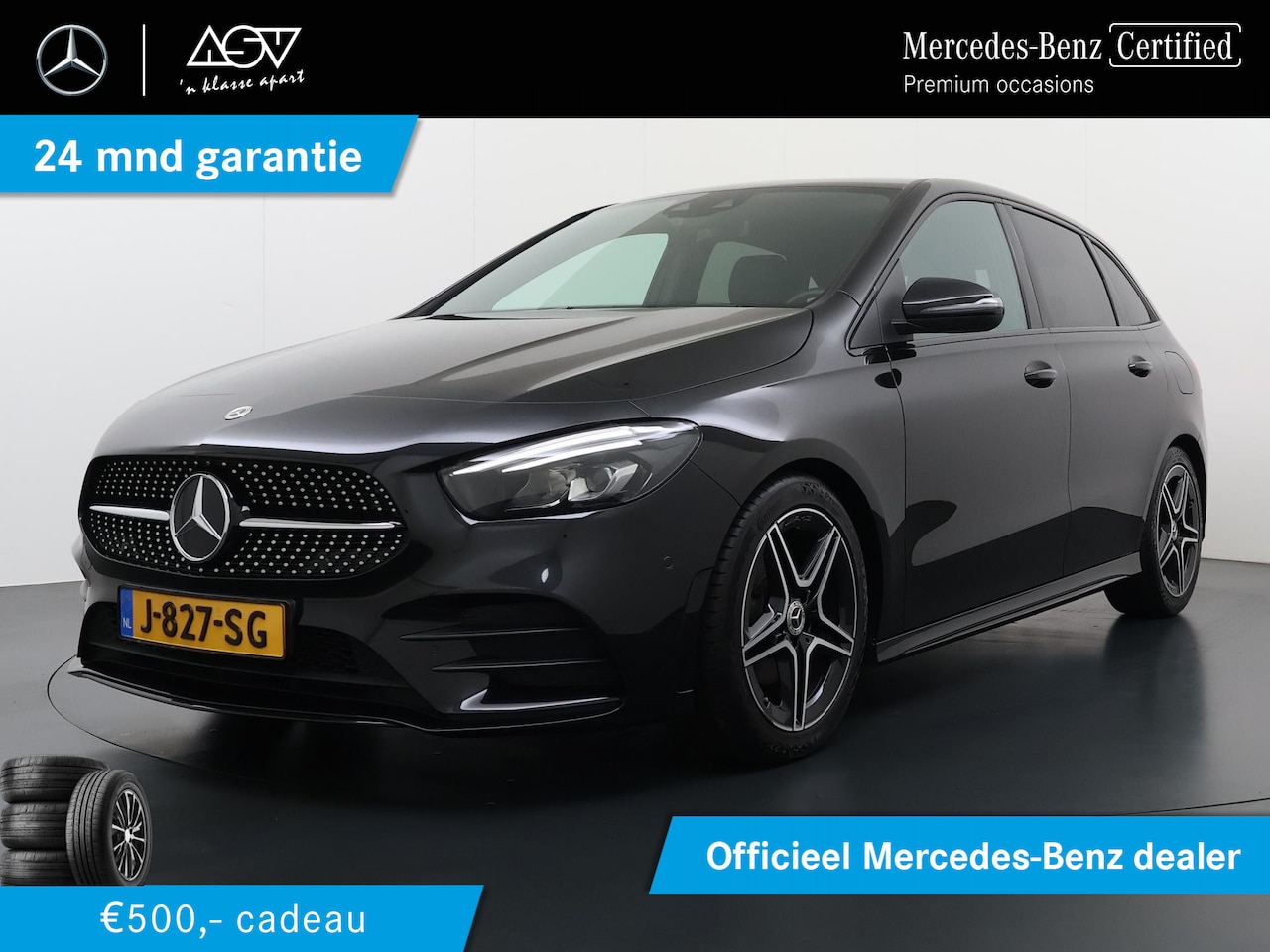 Mercedes-Benz B-klasse - 180 AMG Business Solution | Achteruitrij Camera | Parkeersensoren Voor + Achter | Sfeerver - AutoWereld.nl