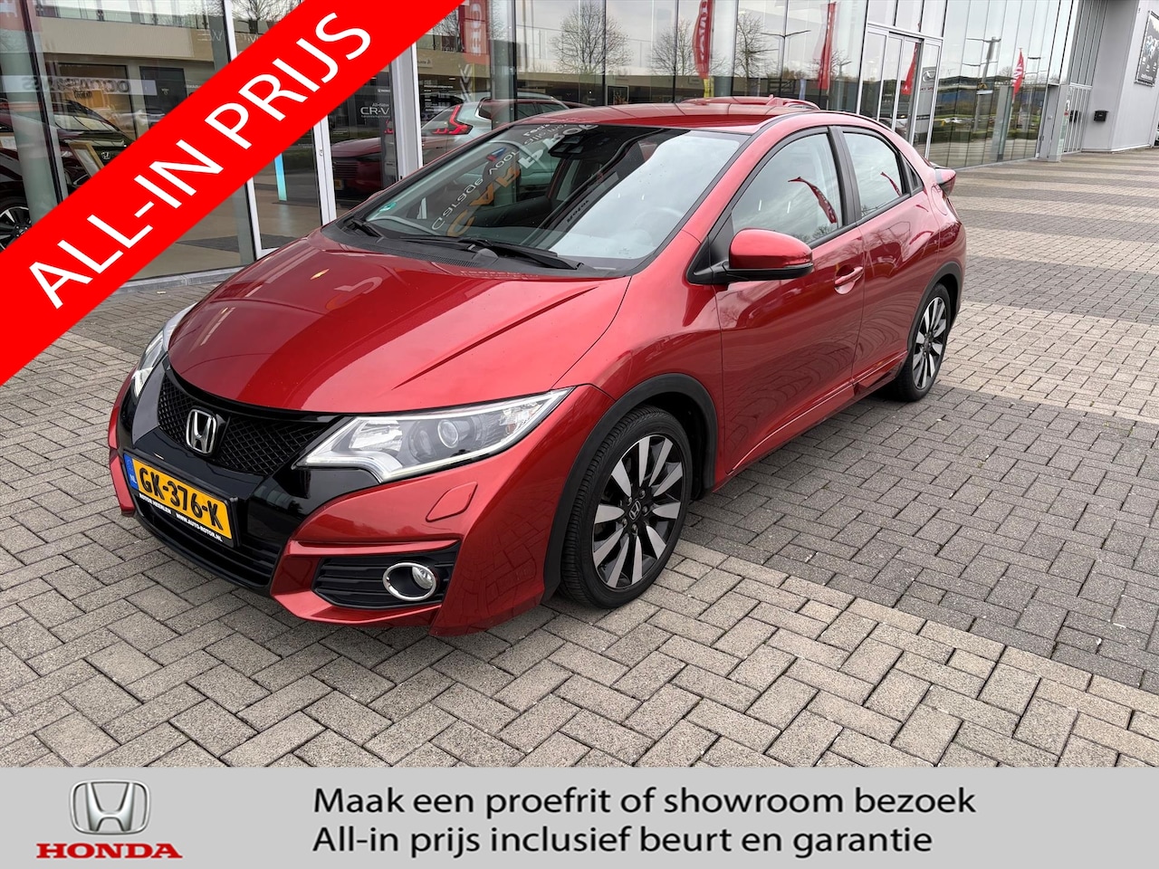 Honda Civic - 1.8i Elegance Aut | ADAS Pack | Navi | P.cam - AutoWereld.nl