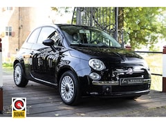 Fiat 500 - 0.9 TwinAir Lounge 2012 ZWART | Panoramadak | Airco | NL