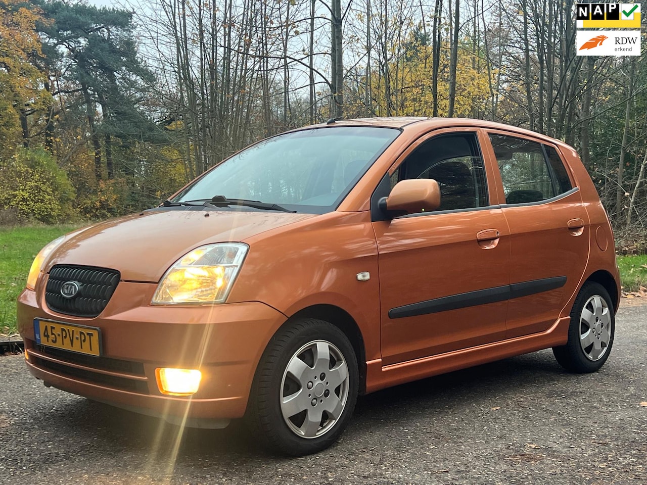 Kia Picanto - 1.0 LXE X-tra Stuurbek Elec ramen Oranje - AutoWereld.nl