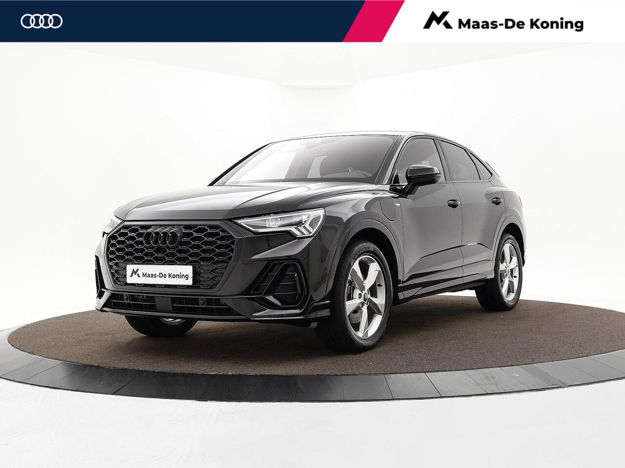 Audi Q3 Sportback - 45 TFSIe 245pk S-Tronic S Edition · Camera · Side Assist · Adaptive Cruise Control · Zwart - AutoWereld.nl