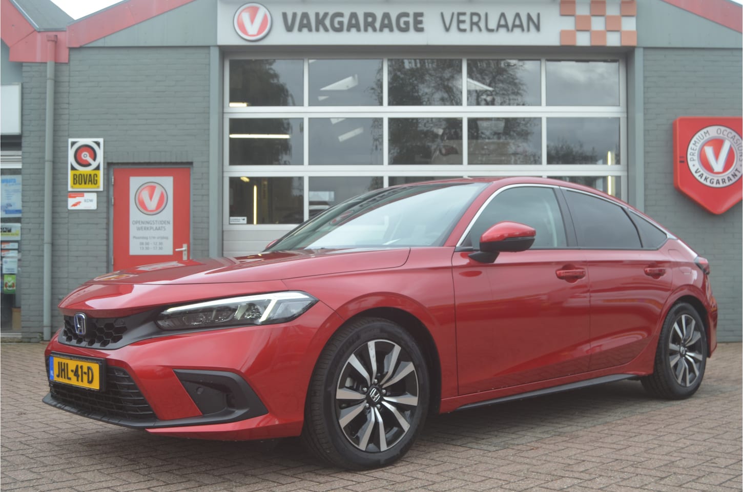 Honda Civic - 2.0 e:HEV Elegance als nieuw! - AutoWereld.nl