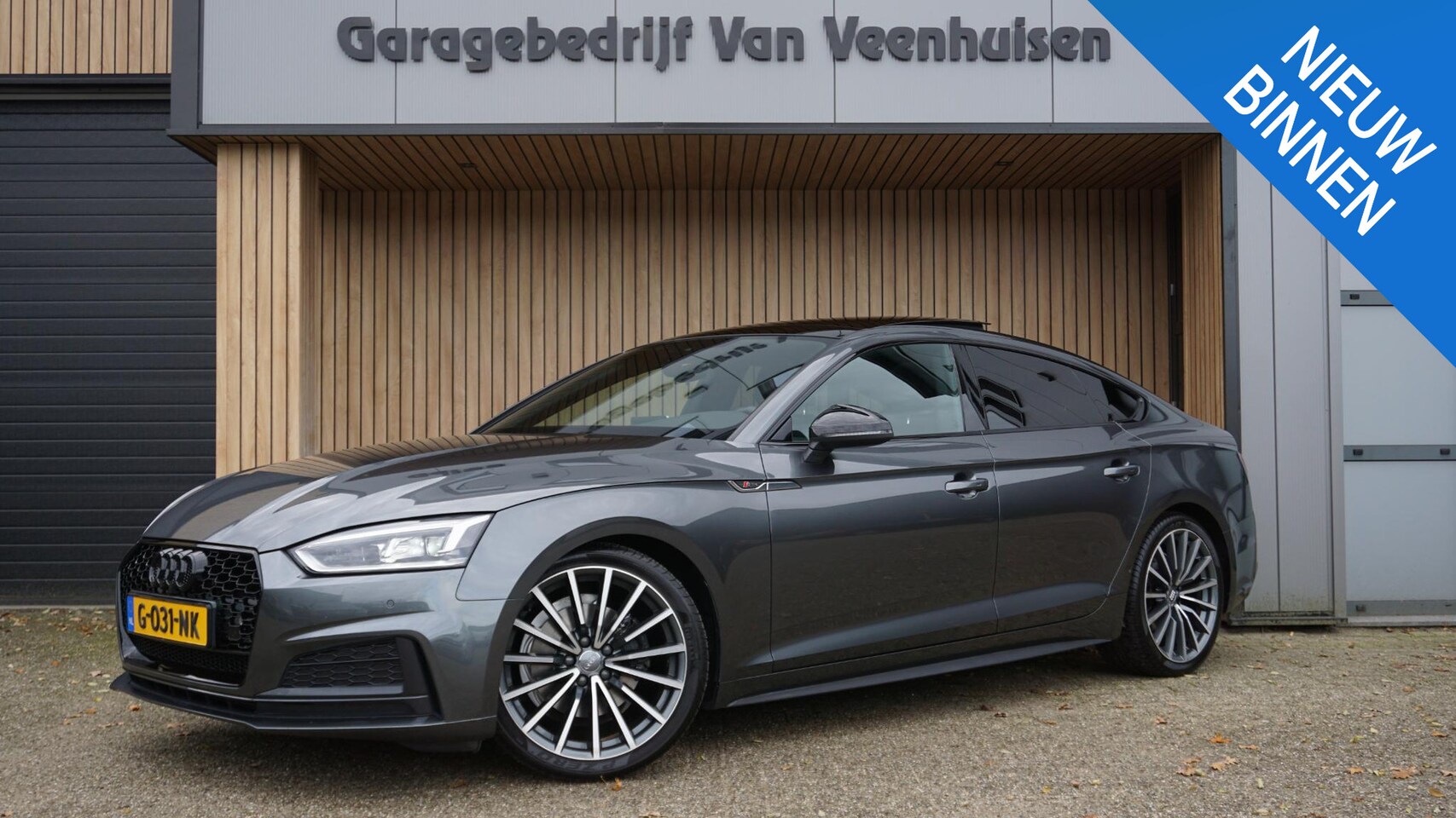 Audi A5 Sportback - 2.0 TFSI 225pk 2x S-line Black edition Pano.Dak Sfeerverlichting 19inch LM Black Optik RS - AutoWereld.nl