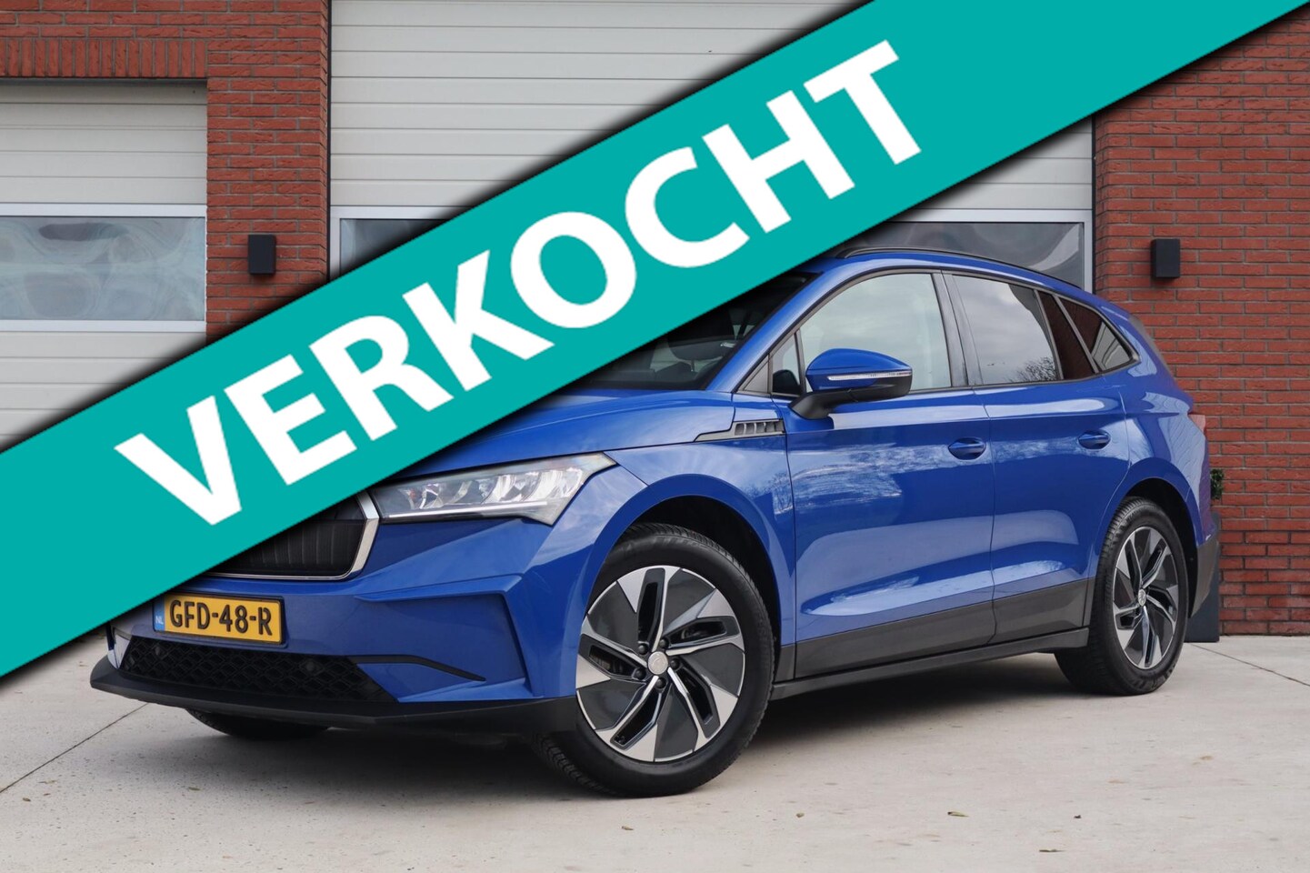 Skoda Enyaq iV - 50 Sport velgen 19 inch - half leder - 3 zone climate control - Stoelverwarming - LED - PD - AutoWereld.nl