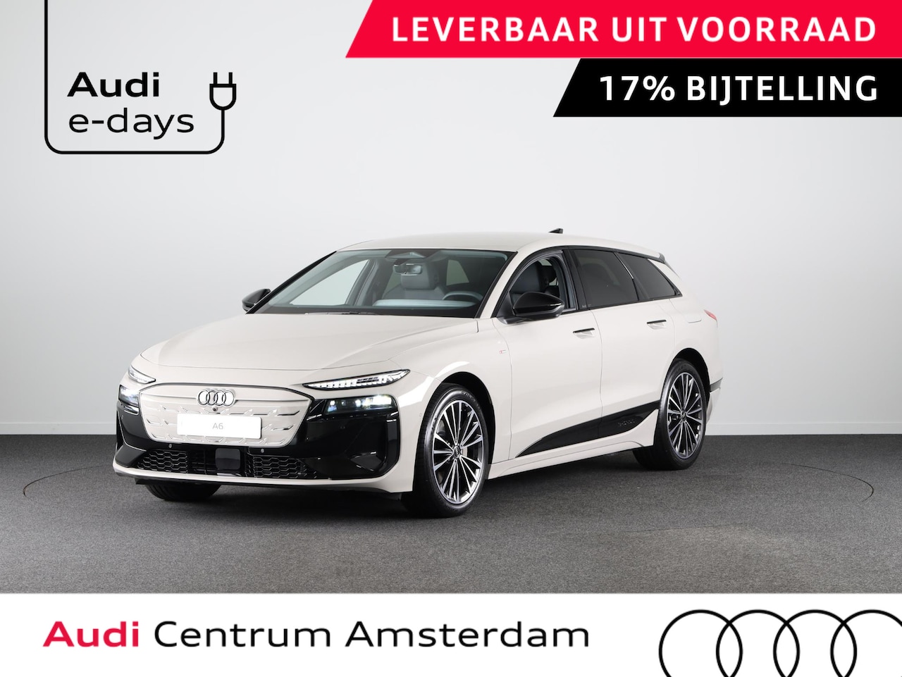 Audi A6 Avant e-tron - Advanced edition 100 kWh 367pk Tech Plus pakket, leder interieur, optiek pakket zwart-glan - AutoWereld.nl