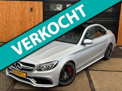 Mercedes-Benz C-klasse - AMG 63S | 510 pk | Pano | Mat Zilvergrijs | NL Auto NAP | Dealer onderhouden |