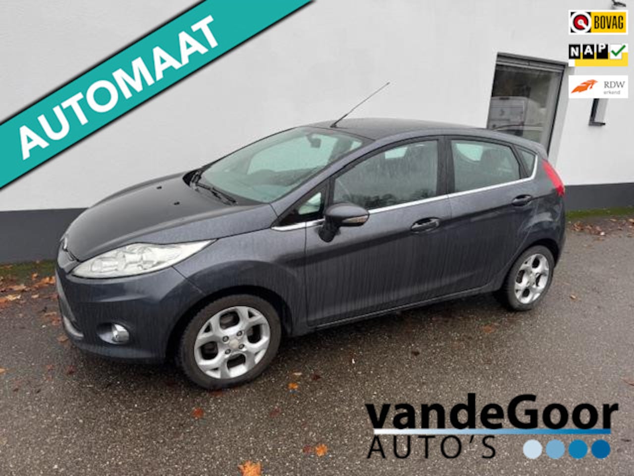 Ford Fiesta - 1.4 Titanium 1.4 Titanium, '09, aut., 5-drs, navi, trekhaak, airco ! - AutoWereld.nl