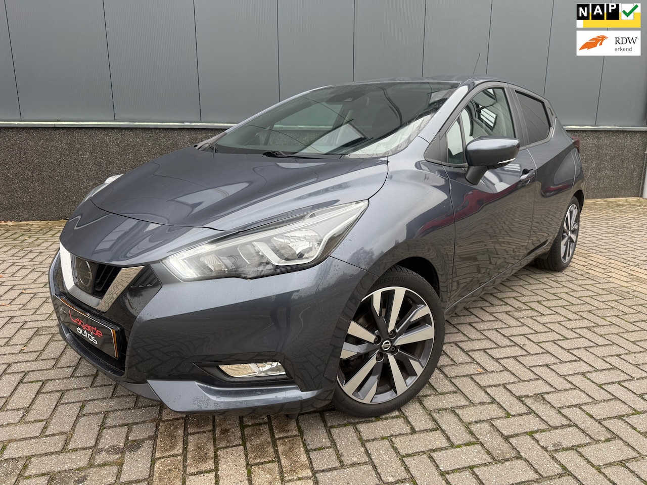 Nissan Micra - 0.9 IG-T Tekna 0.9 IG-T Tekna , CAMERA , CLIMA ,PDC , ENZ !!! - AutoWereld.nl