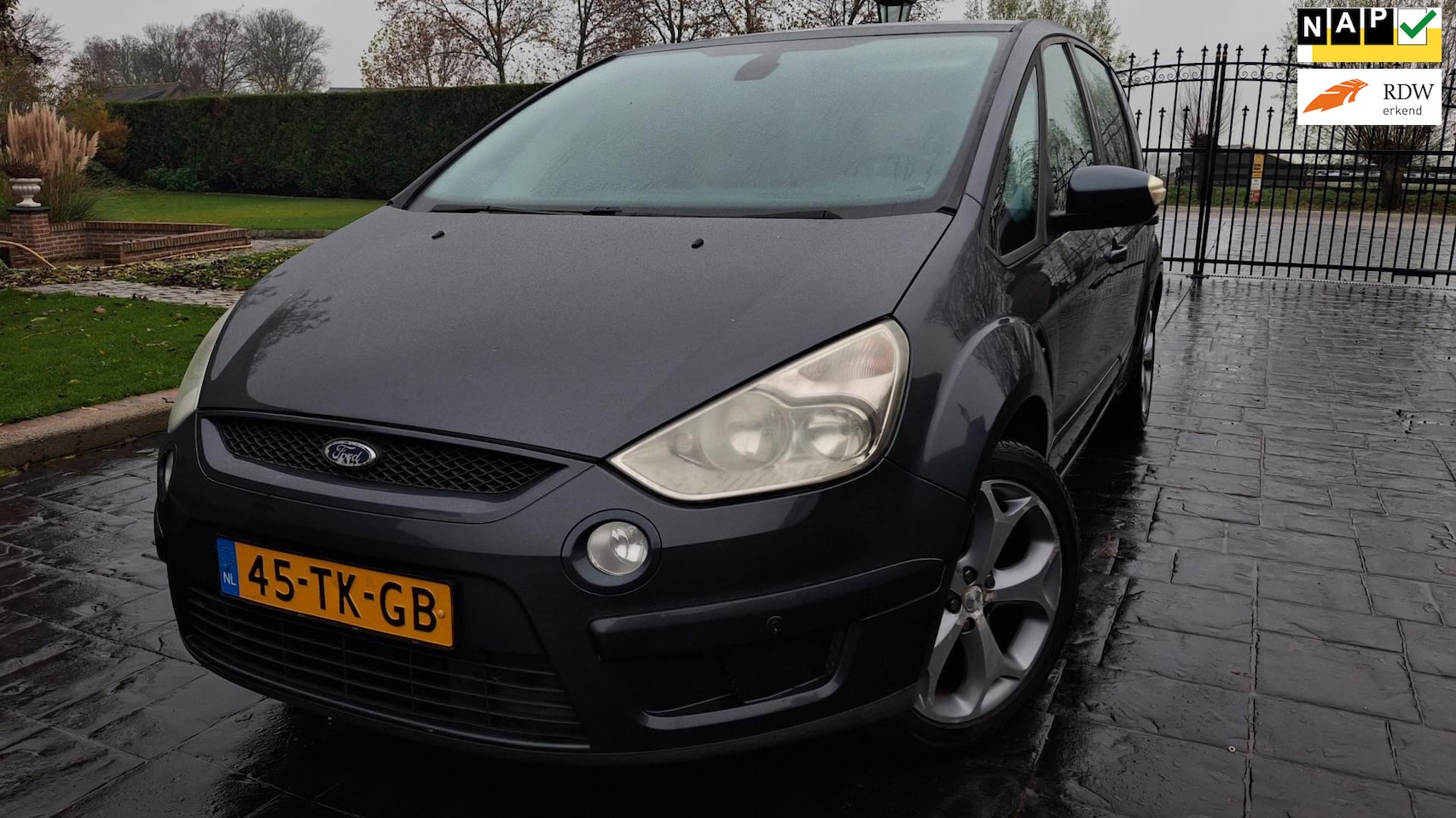 Ford S-Max - 2.0-16V 7 persoons ECC PDC Iruil Mogelijk - AutoWereld.nl