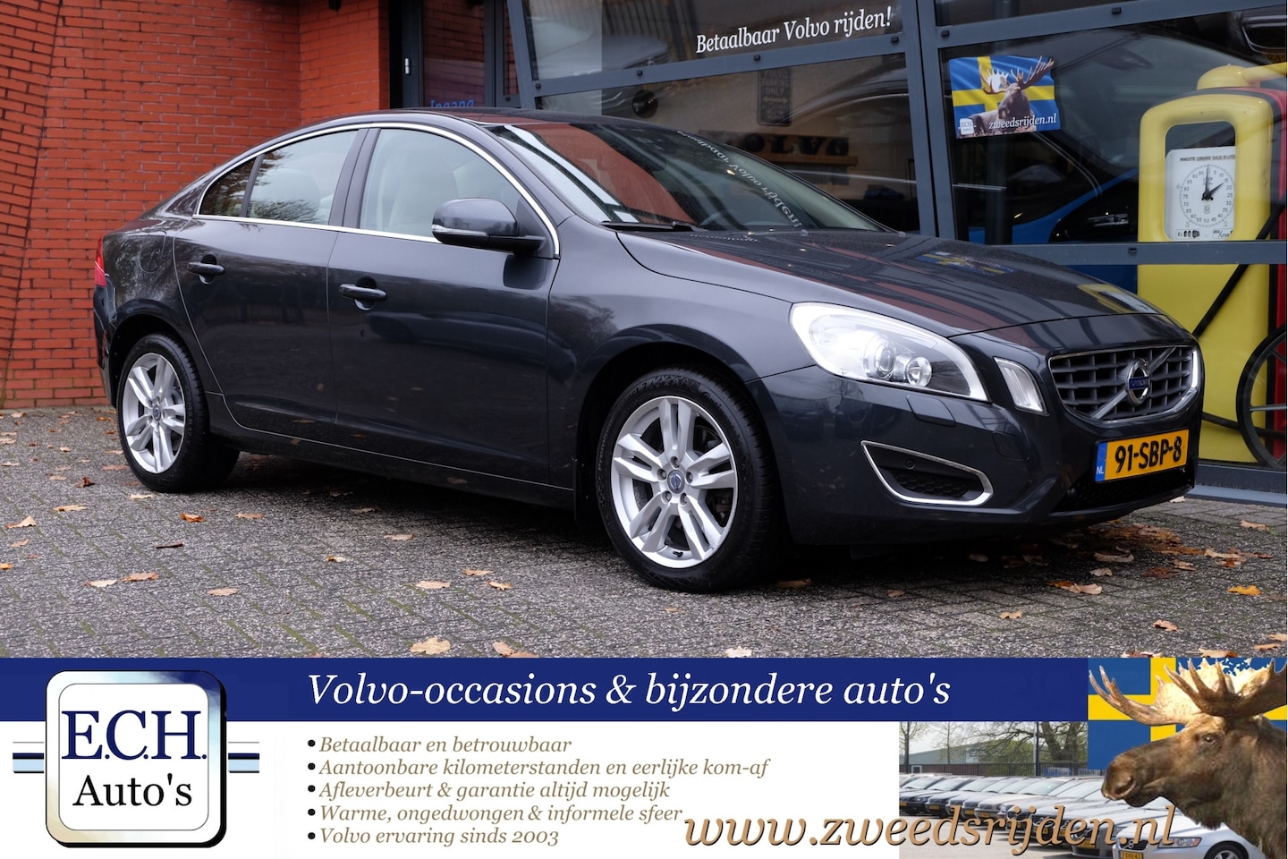 Volvo S60 - T4 Aut. 180 pk Summum, Leer, Xenon, Elektr. stoel, Navi - AutoWereld.nl