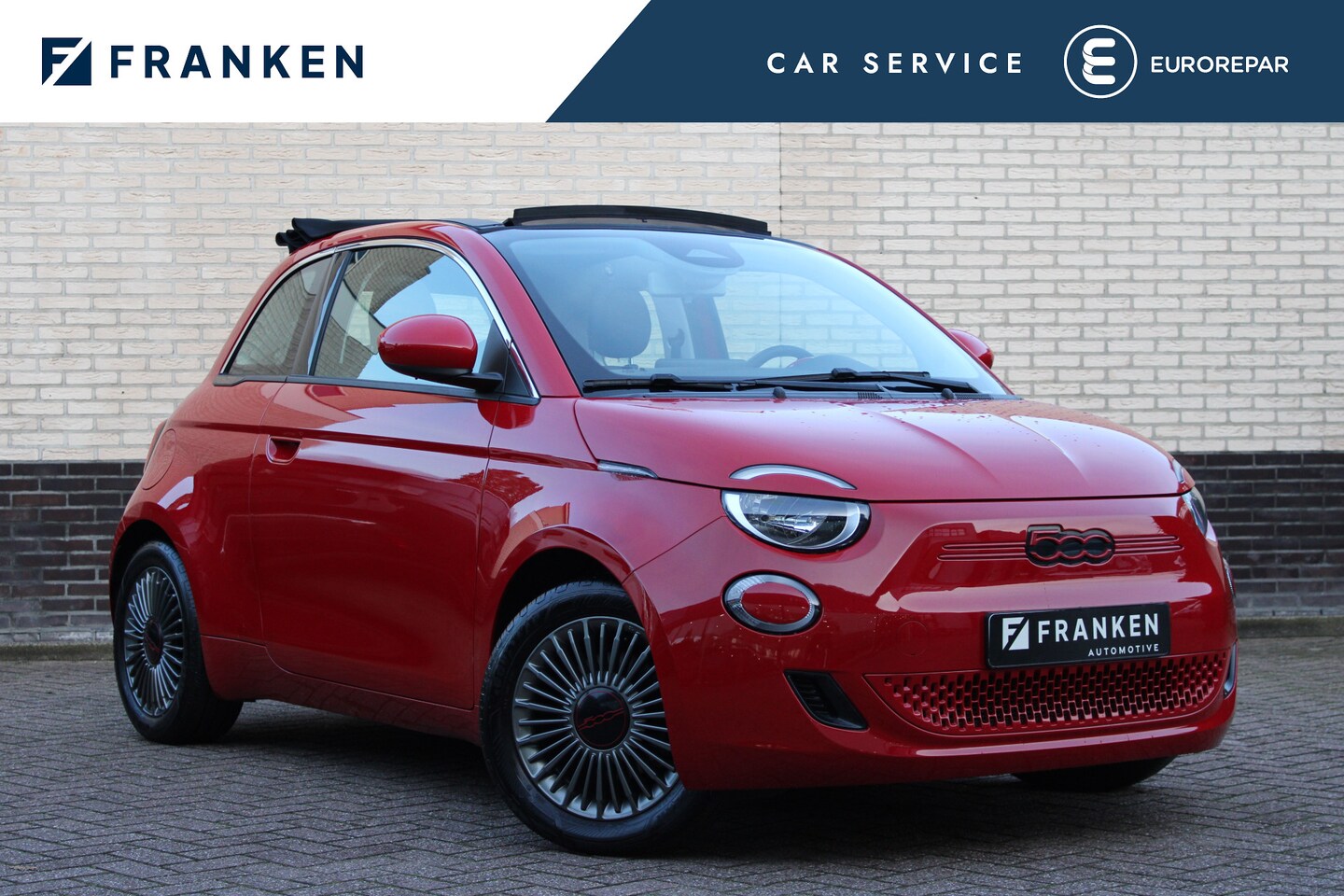 Fiat 500 - RED 42 kWh Cabrio | Navigatie | Winterpack | Red edition - AutoWereld.nl