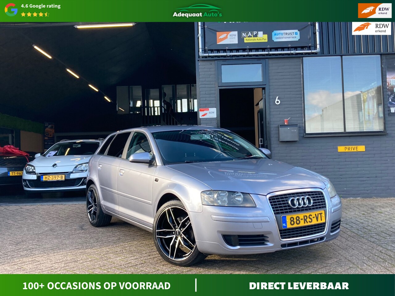 Audi A3 Sportback - 1.6 FSI GOED LEZEN|Airco|Cruise|EXPORT - AutoWereld.nl