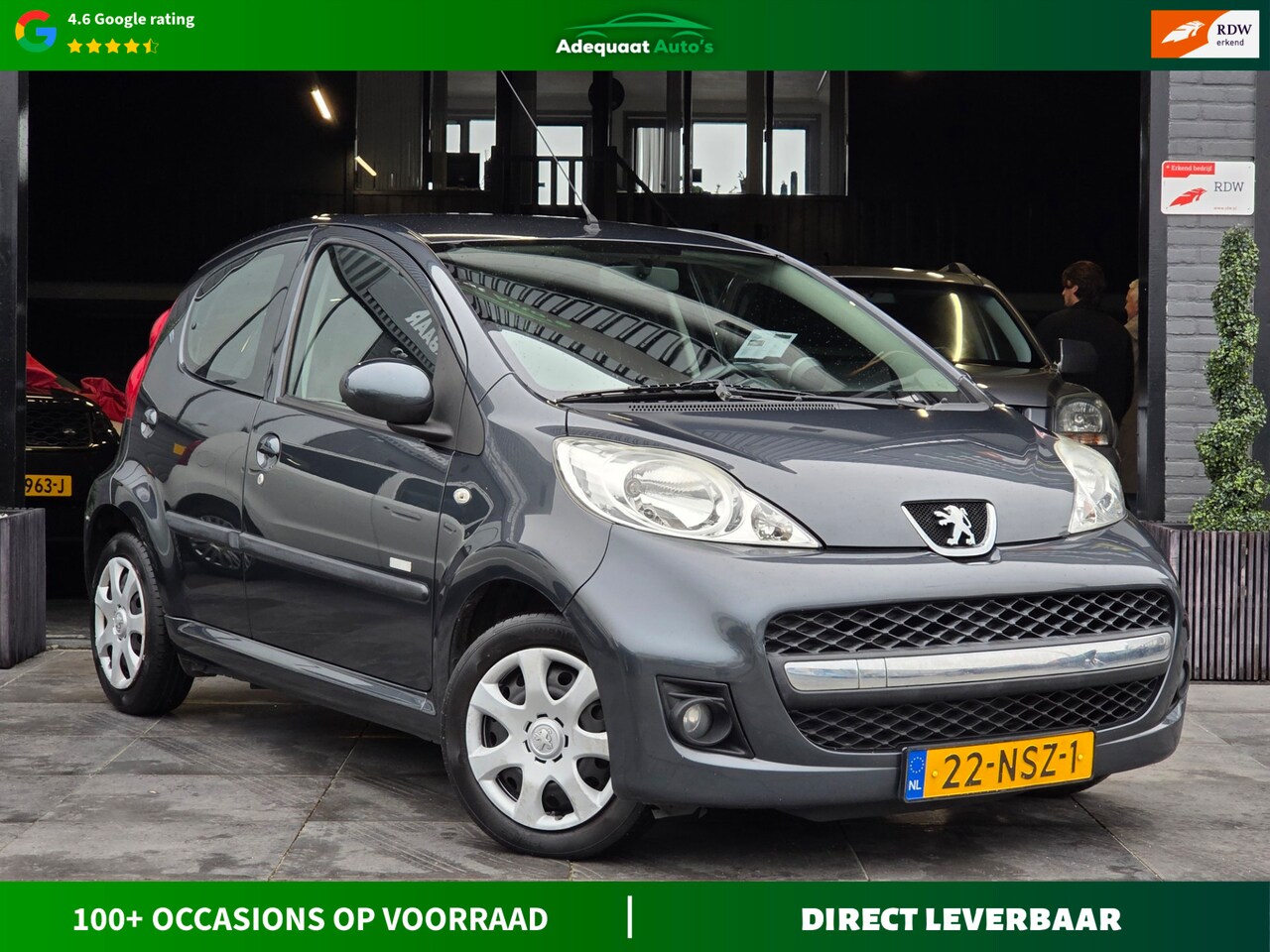 Peugeot 107 - 1.0-12V|Airco|elek.ram|5 Deuren|2e eigenaar|NAP - AutoWereld.nl