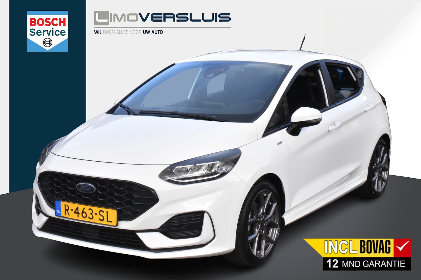 Ford Fiesta - 1.0 EcoBoost Hybrid ST-Line 11-2022 | Apple Carplay/Android | Cruise contr. | All-Seasons - AutoWereld.nl