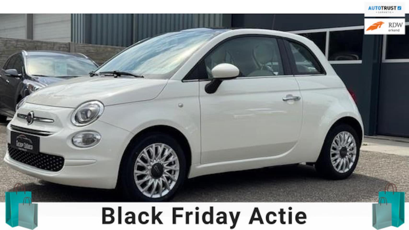 Fiat 500 - 1.2 Lounge met panorama dak, heeft nog maar 57147 kilometer gelopen. Hij ziet er keurig ne - AutoWereld.nl