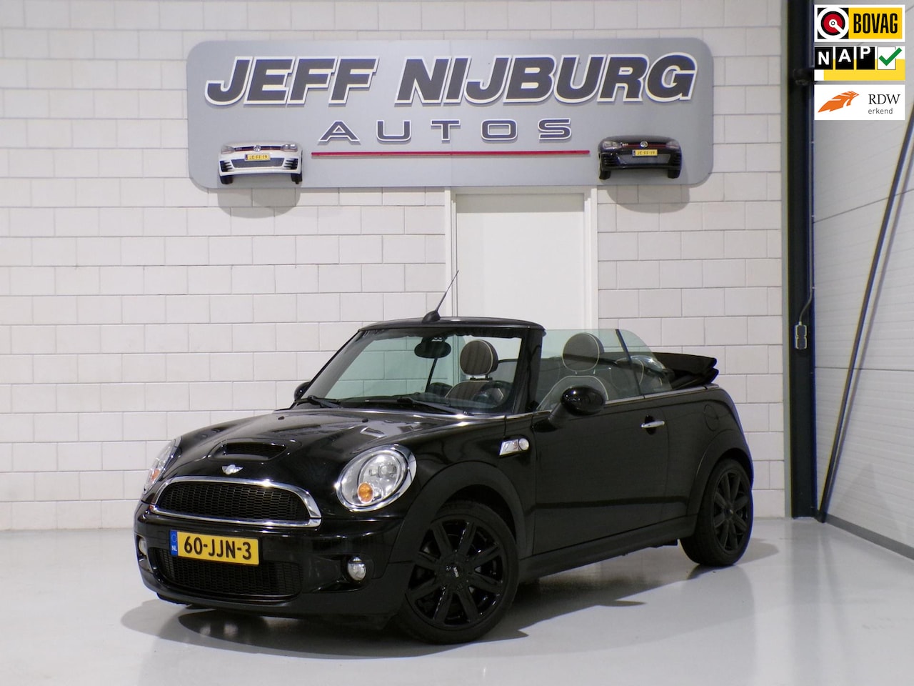 MINI Cabrio - Mini 1.6 Cooper S 174PK "Origineel NL!" Cognac-Leer Stoelverwarming Bluetooth Navigatie Cr - AutoWereld.nl