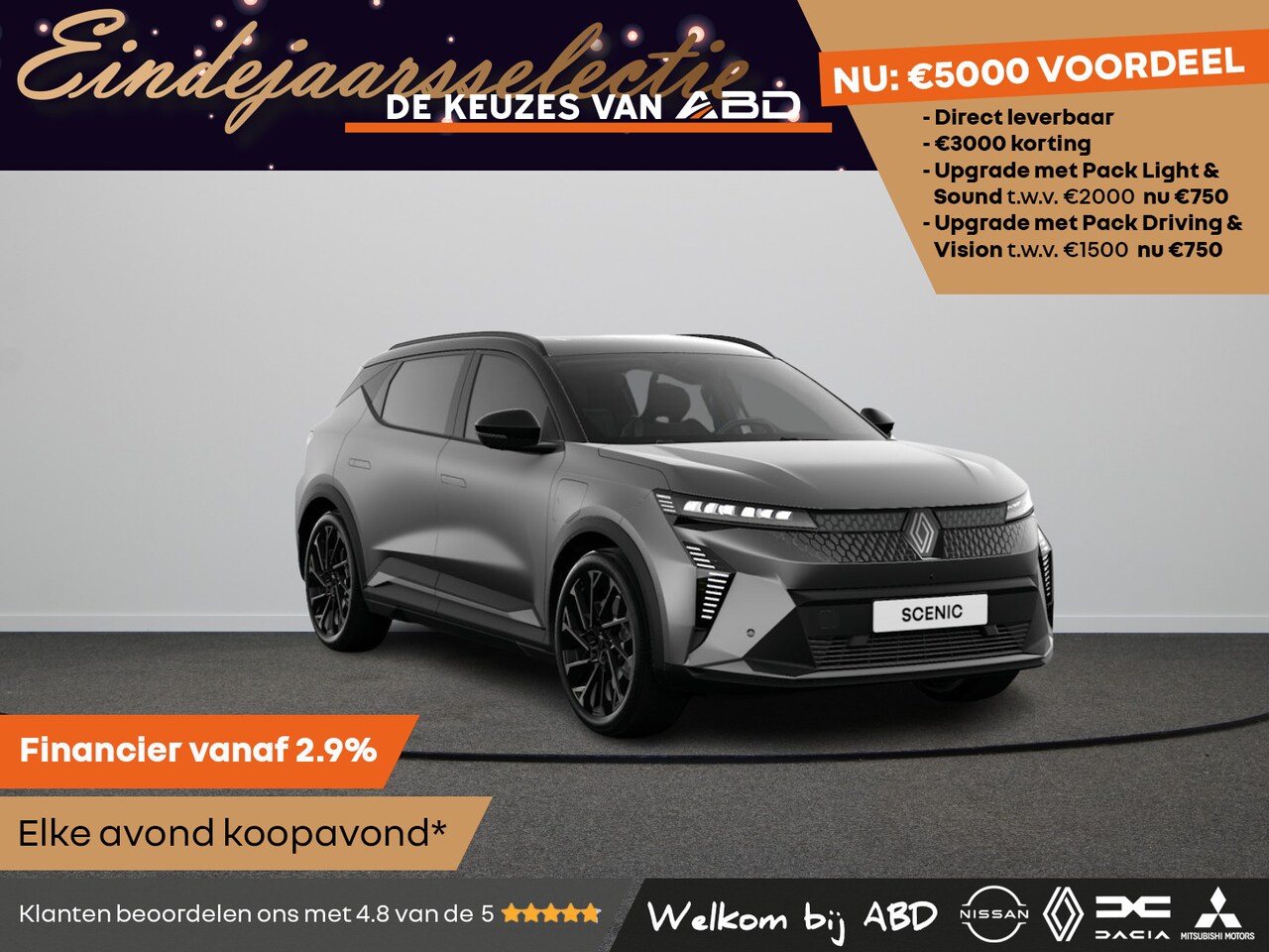 Renault Scenic E-Tech - esprit Alpine Long range | 20” lichtmetalen wielen ‘Speedway’ | Achteruitrijcamera | Adapt - AutoWereld.nl
