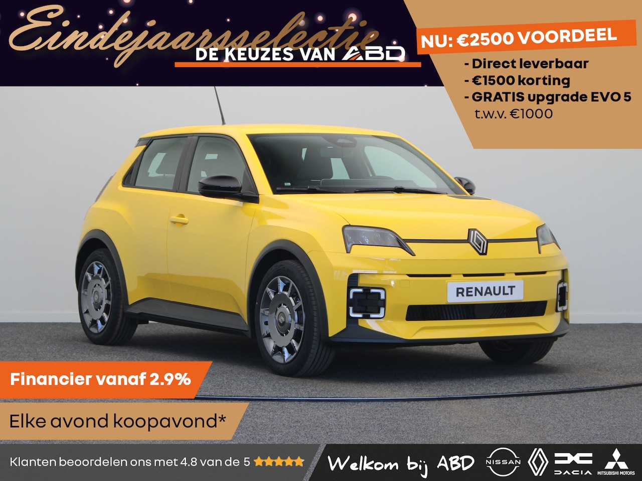 Renault 5 - Evolution Urban range | Cruise control met snelheidsbegrenzer | Full LED koplampen | ISOFI - AutoWereld.nl