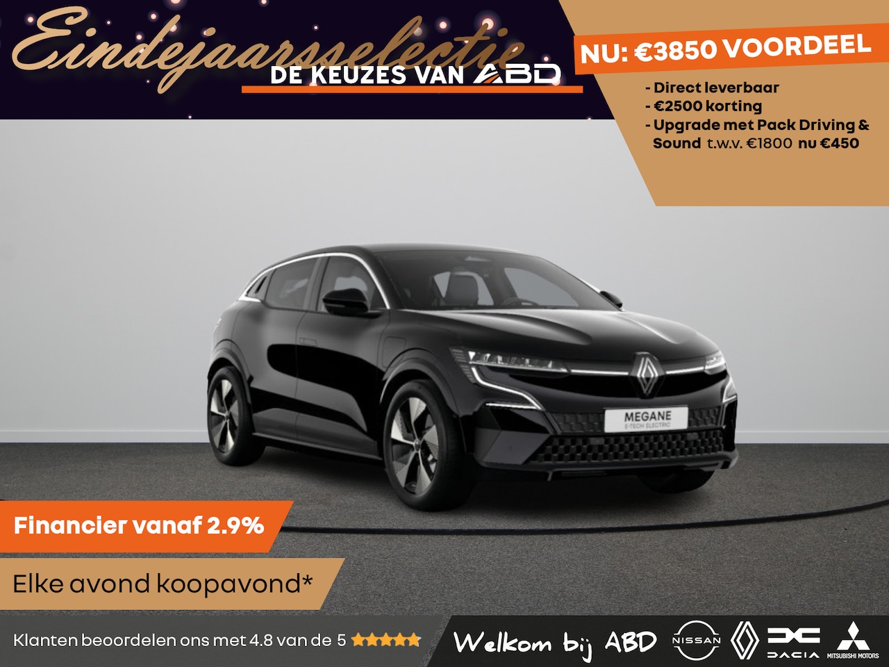 Renault Mégane E-Tech - Techno Comfort range | Achteruitrijcamera | Adaptive Cruise Control | Adaptive Vision LED - AutoWereld.nl