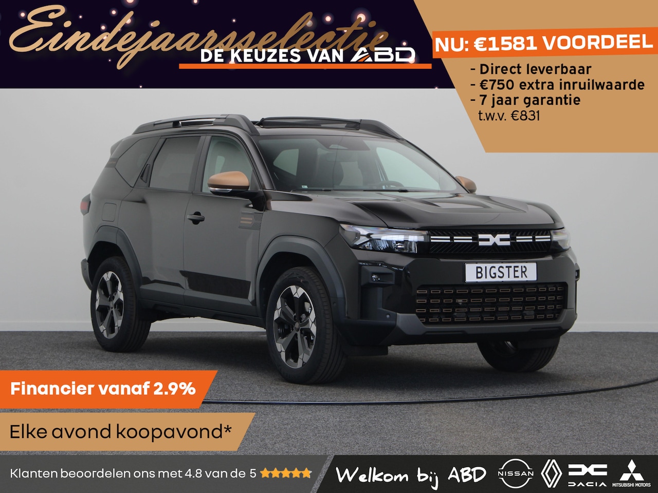 Dacia Bigster - Extreme Mild hybrid | Adaptive Cruise Control (HYBRID 155) | Antiblokkeersysteem (ABS) met - AutoWereld.nl