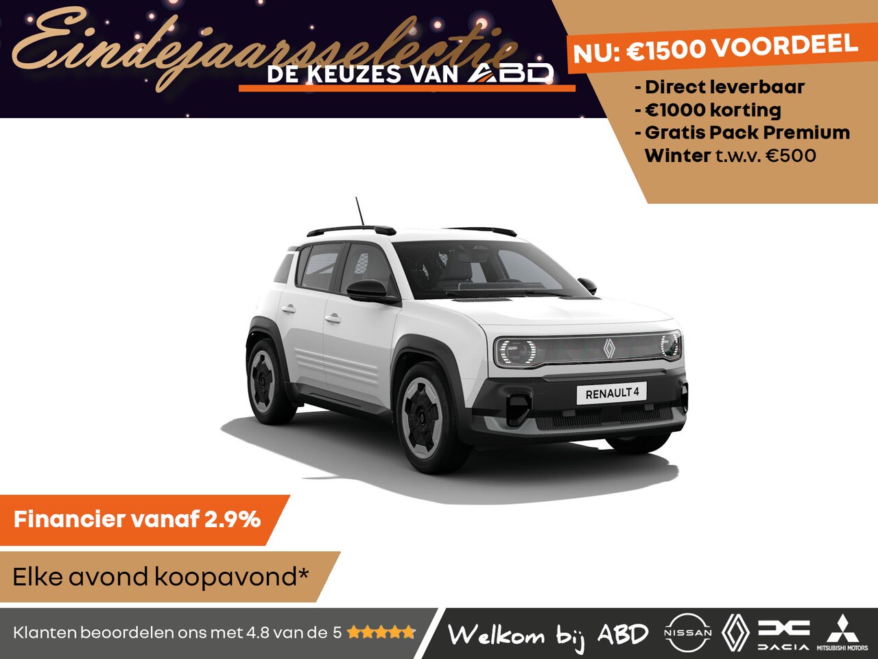 Renault 4 - Evolution Comfort range | Achteruitrijcamera | Cruise control met snelheidsbegrenzer | Ele - AutoWereld.nl