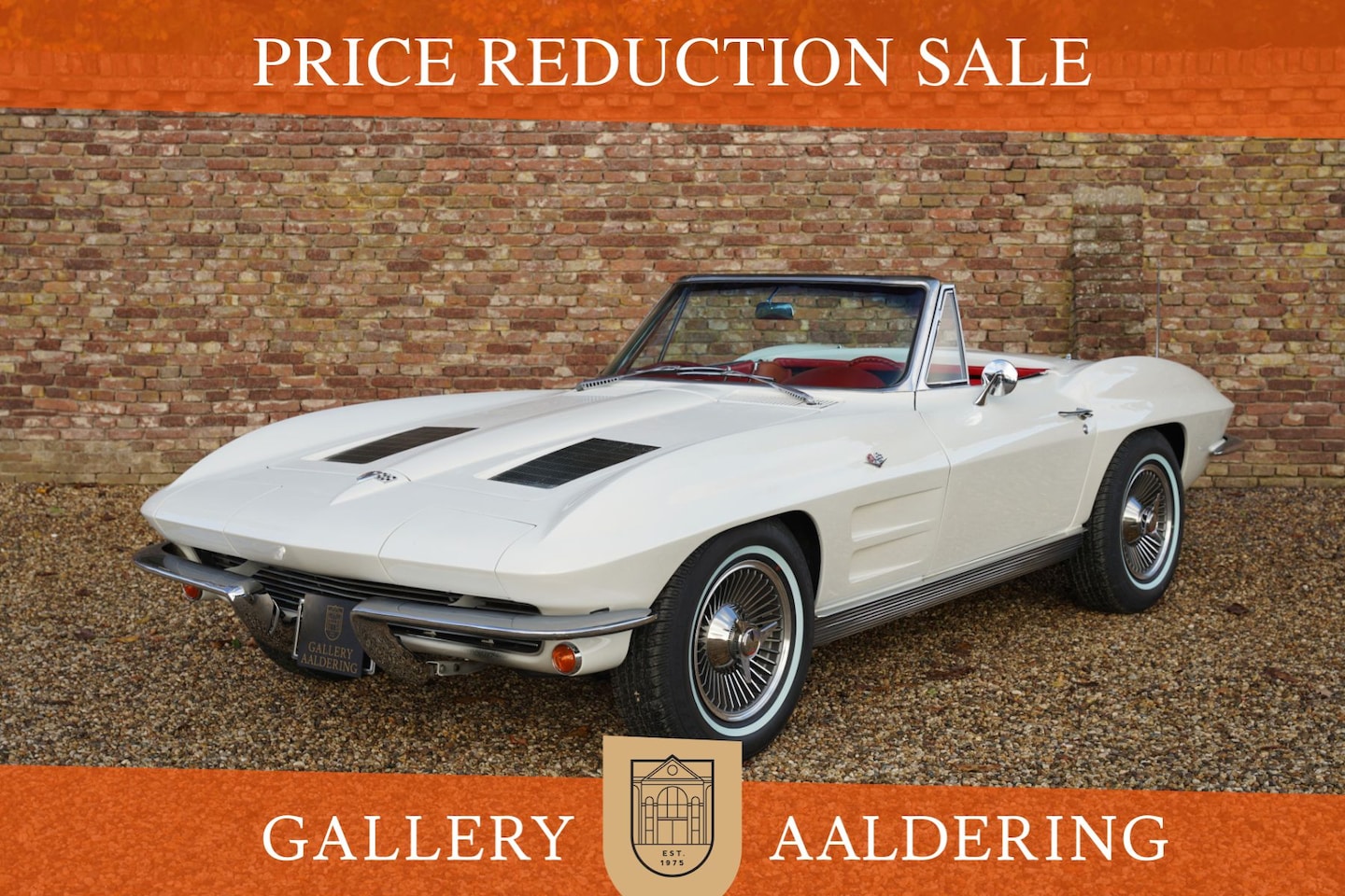 Corvette C2 - Sting Ray Convertible "No. 1987 built" PRICE REDUCTION! From the first batch of 2000 manuf - AutoWereld.nl