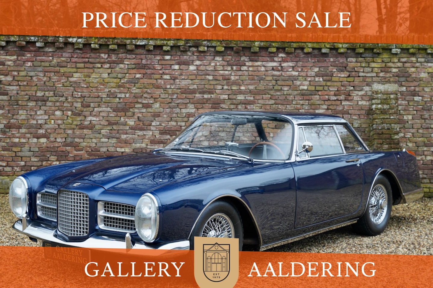 Facel Vega II - Facel "Matching Numbers" PRICE REDUCTION! Restored in the color Bleu Facel Irisé, Well kno - AutoWereld.nl