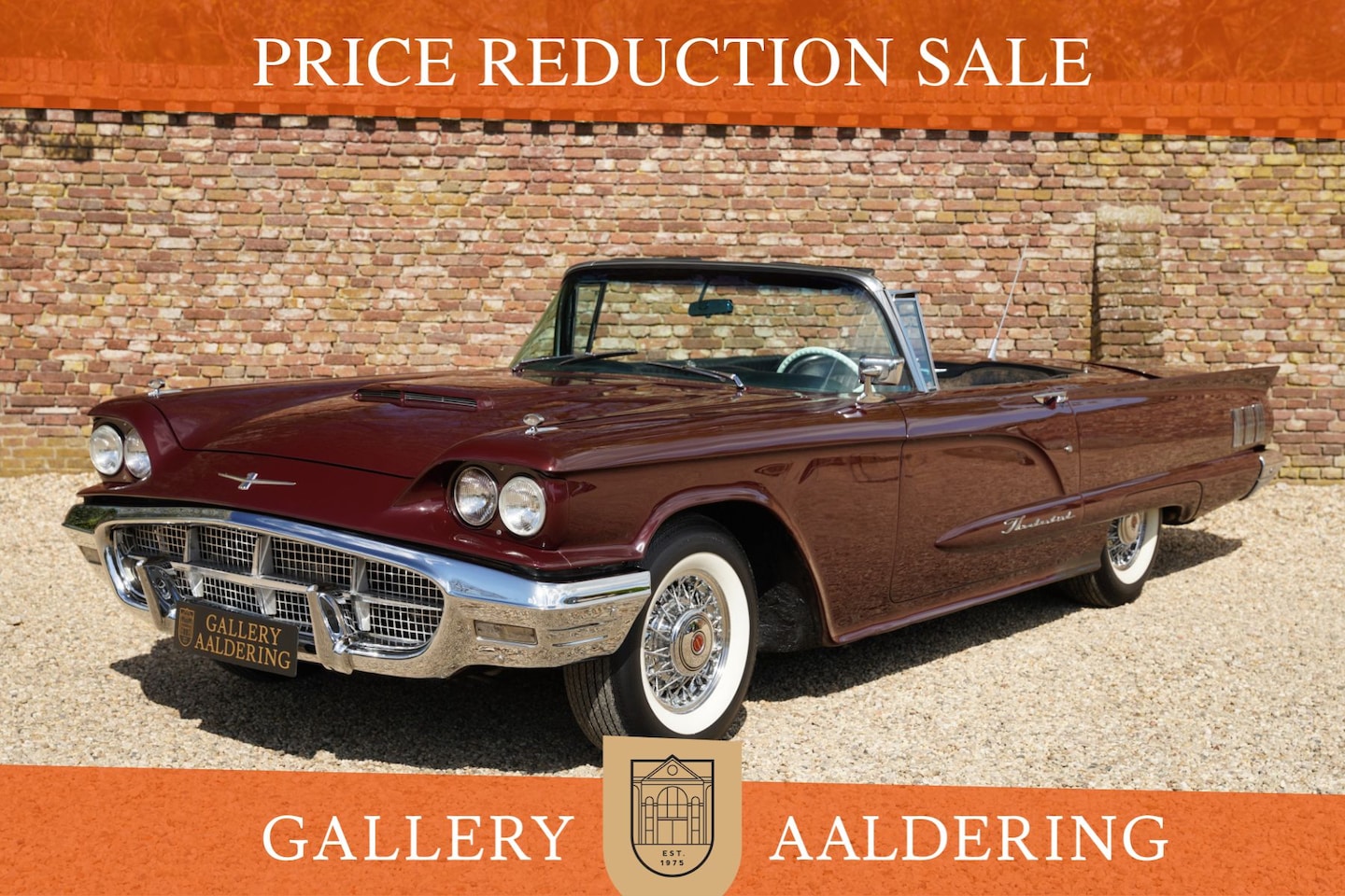 Ford Thunderbird - Convertible V8 352 ci PRICE REDUCTION! Presented in the factory colour combination Royal B - AutoWereld.nl