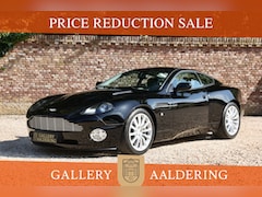 Aston Martin V12 Vanquish - "Low mileage" PRICE REDUCTION Executed in deep "Bowland Black over Charcoal" interior with