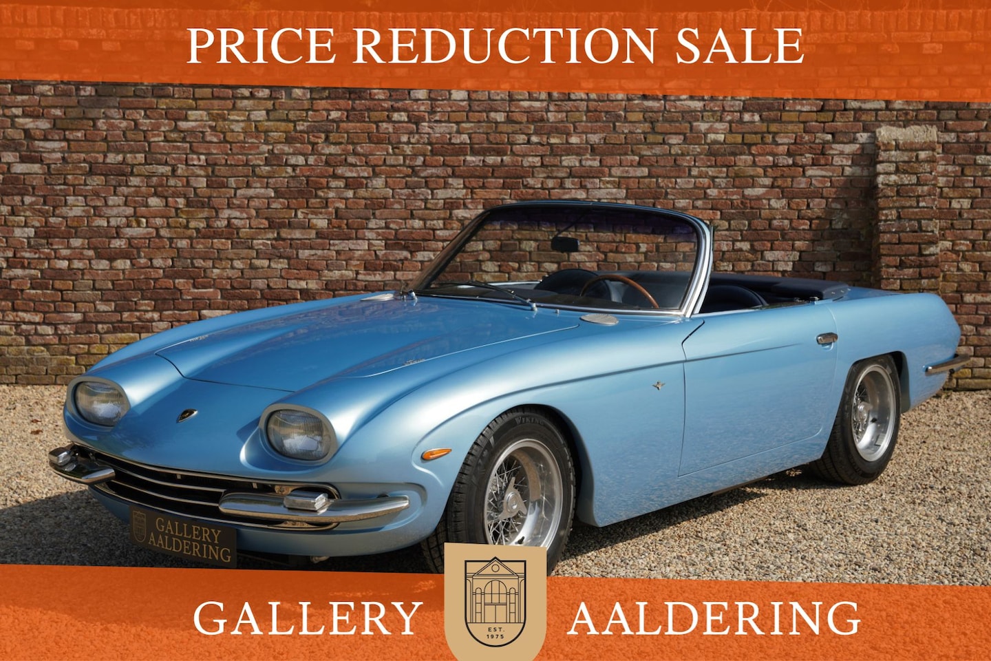 Lamborghini 400 GT - Spyder "Conversion" PRICE REDUCTION! Early conversion (1970s) to Spyder specification, Reb - AutoWereld.nl