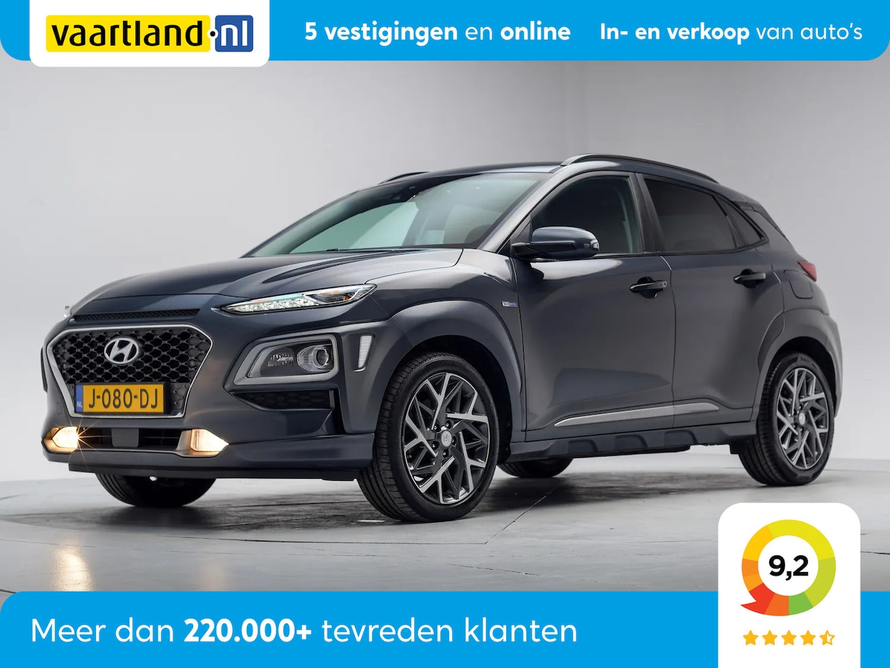 Hyundai Kona - 1.6 GDI HEV Premium Aut. [ Leder Head-up LED ] - AutoWereld.nl