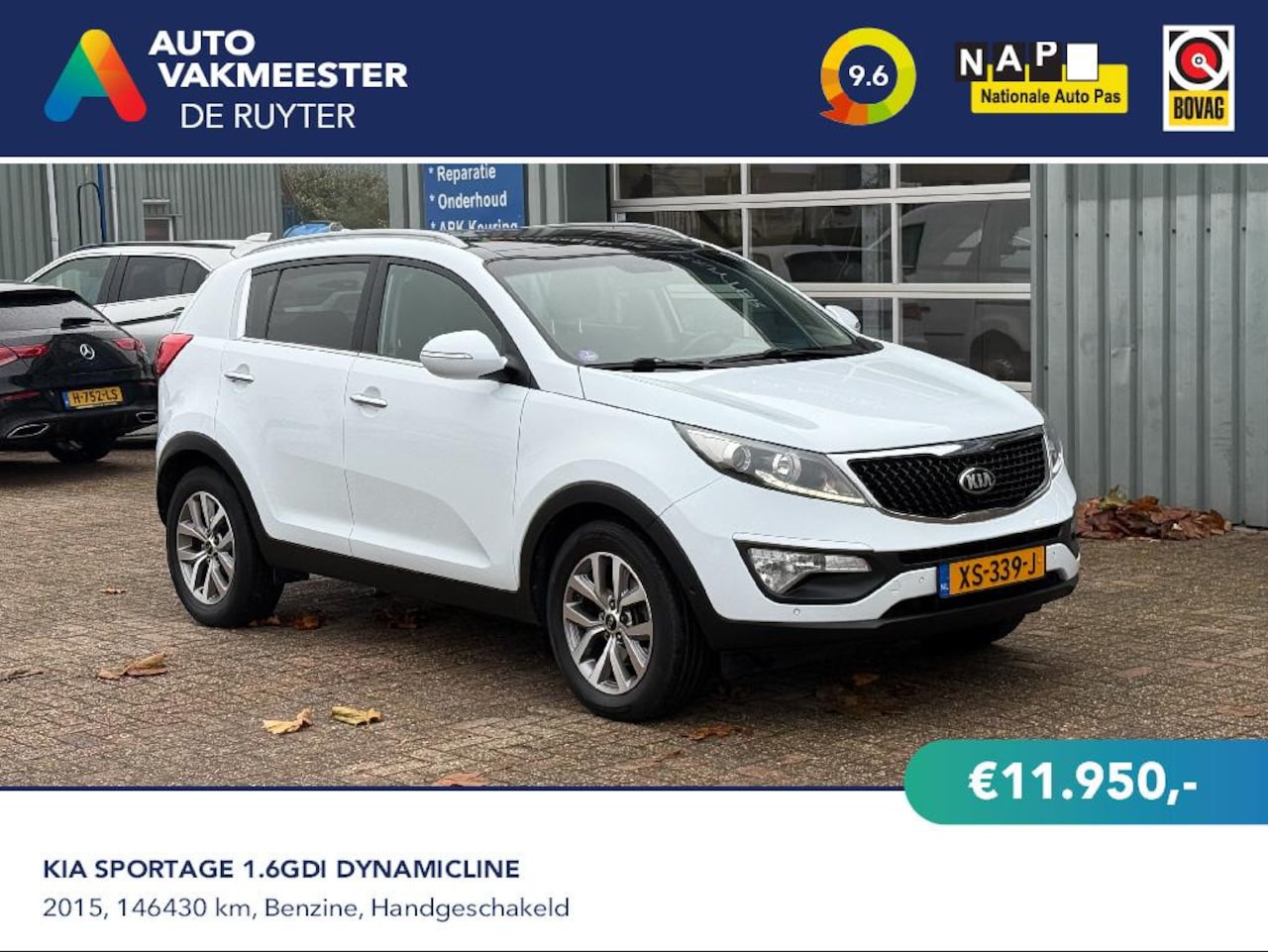 Kia Sportage - 1.6 GDI DynamicLine | Pano | Stuurverwarming|Trekhaak - AutoWereld.nl