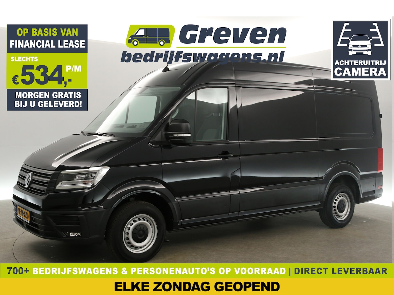 Volkswagen Crafter - 35 2.0 TDI 140PK L3H3 | NIEUW | BPM VRIJ | 3000KG | Airco | Cruise | Camera | Carplay | Ma - AutoWereld.nl