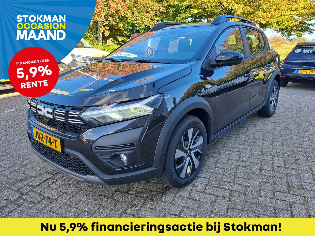Dacia Sandero Stepway - 1.0 TCe 90 ( automaat ) Expression | automaat | parkeersensoren | achteruitrijcamera | inc - AutoWereld.nl
