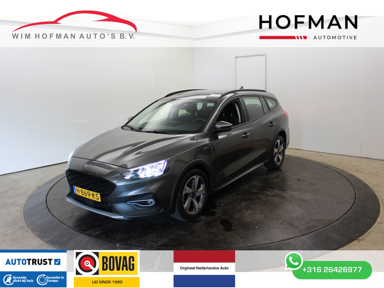 Ford Focus Wagon - 1.5 EcoBoost 150PK B&O Sound Trekh Active Business - AutoWereld.nl