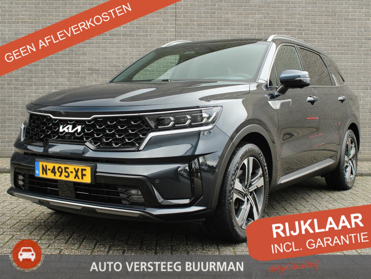 Kia Sorento - 1.6 T-GDI Plug-in Hybrid 4WD ExecutiveLine 7p. Automaat, Luxe Lederen Bekleding, Airco, Na - AutoWereld.nl