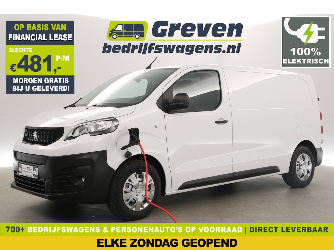 Peugeot e-Expert - L2H1 75 kWh | 2025 | Elektrisch | Snelladen | 360° Camera | Airco | Cruise | Carplay | 3-Z - AutoWereld.nl
