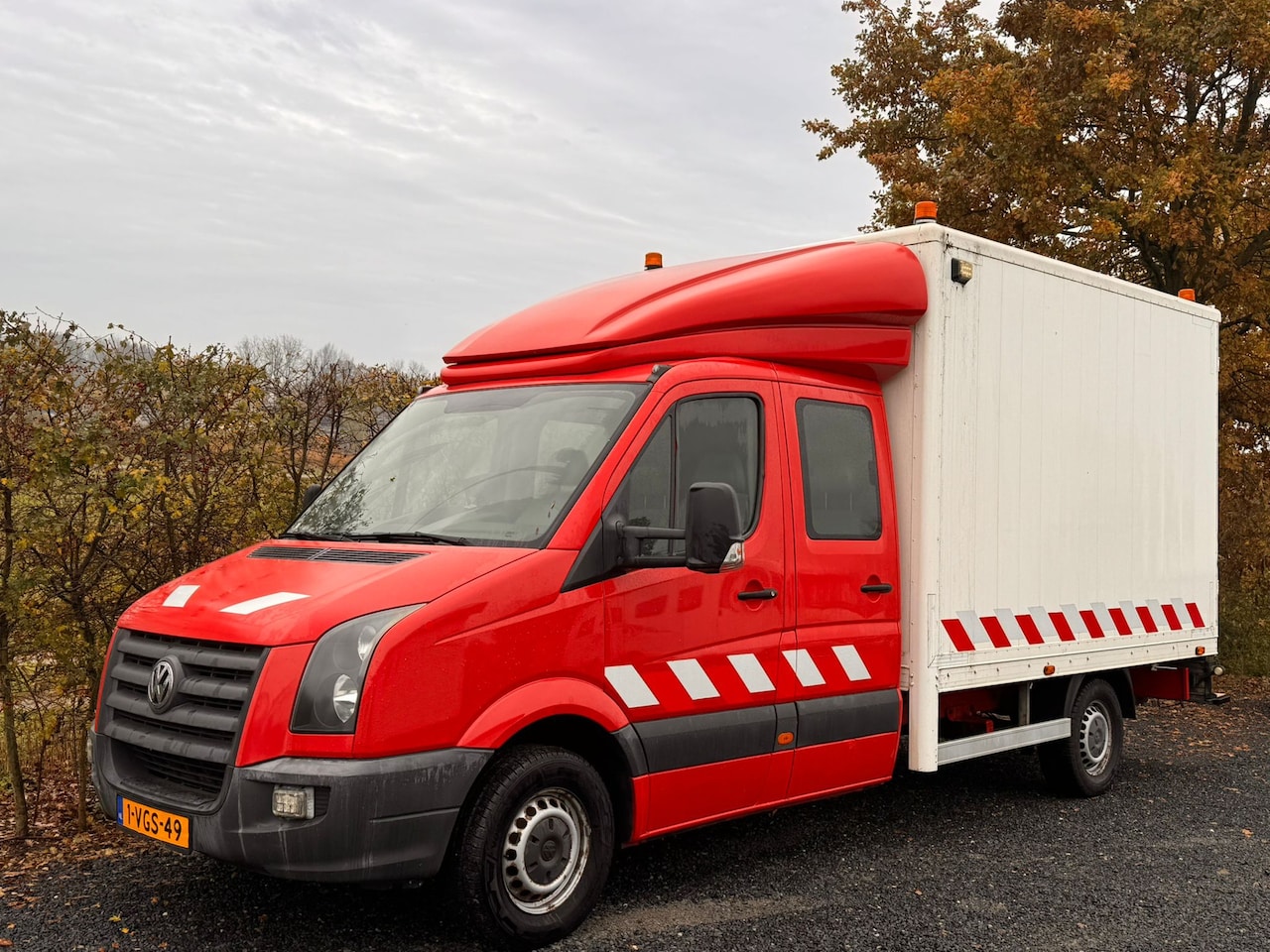 Volkswagen Crafter - Dubbel Cabine Bakwagen Automaat Airco Camera - AutoWereld.nl