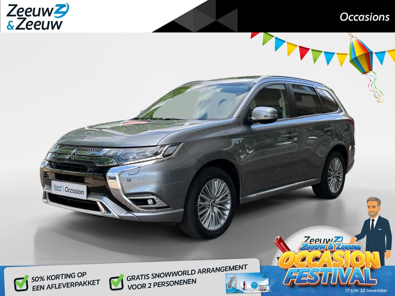 Mitsubishi Outlander - 2.4 PHEV Intense+ | CAMERAS | NL-AUTO | GARANTIE | TREKHAAK | - AutoWereld.nl