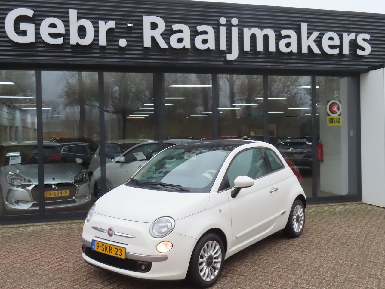 Fiat 500 - 0.9 TwinAir Lounge*Panoramadak*Airco*65.000km* - AutoWereld.nl