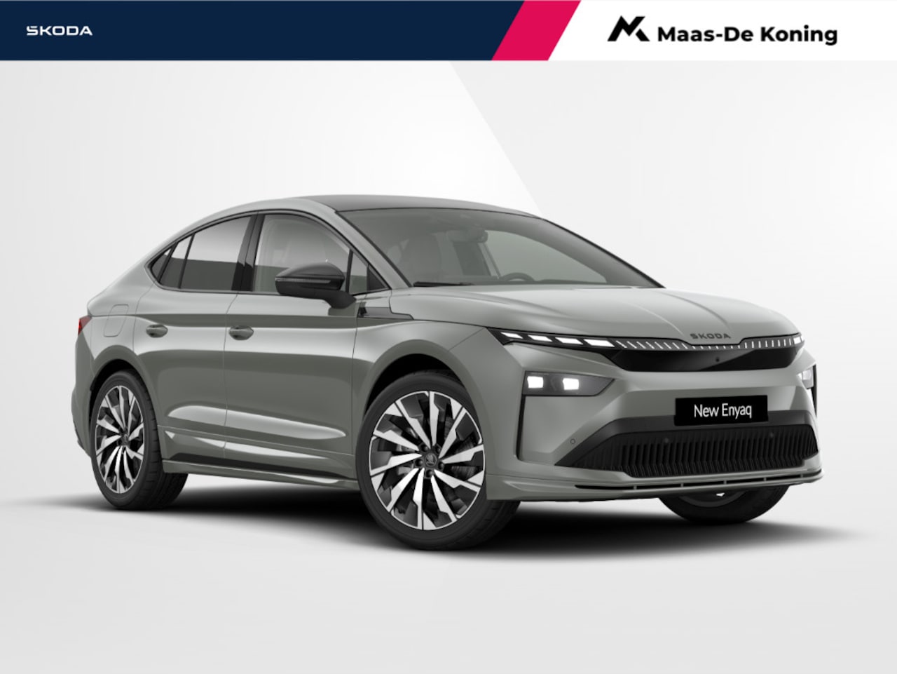 Skoda Enyaq Coupé iV - Sportline Elektromotor 210 kW / 286 PK SUV Elektri | Trekhaak wegklapbaar | 21'' Lichtmeta - AutoWereld.nl