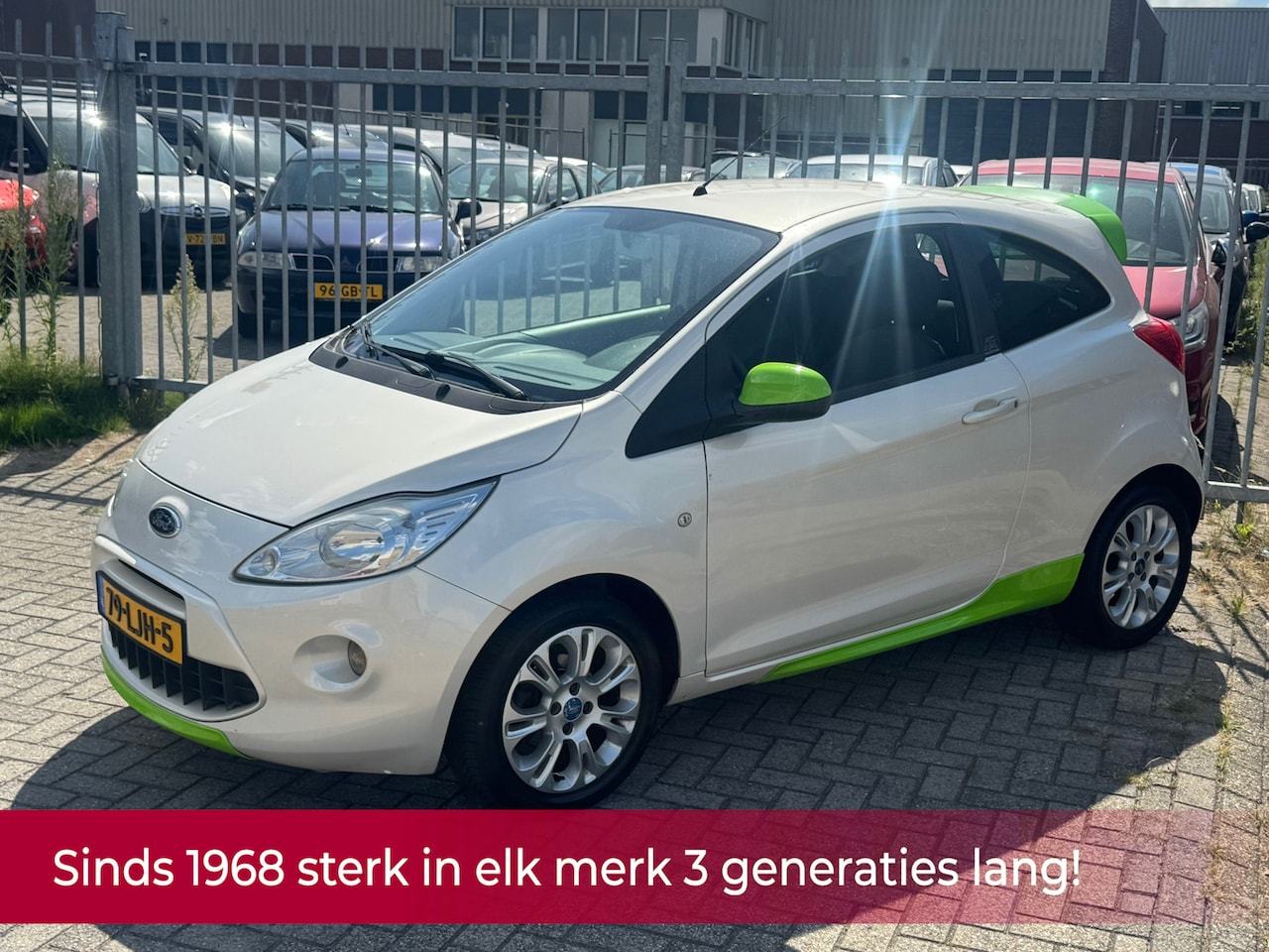 Ford Ka - 1.2 Couture First Edition UNIEK! Airco l Spoiler l PDC l 16'LMV l Wit metallic! NL AUTO NA - AutoWereld.nl