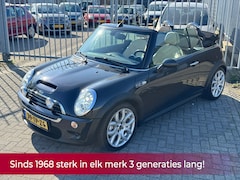 MINI Cabrio - 1.6 Cooper S Chili 170PK NL AUTO NAP Navi prof l LSDaf fabriek l Leer l Airco ECC l CRUISE