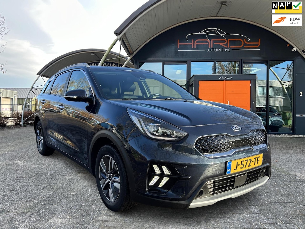 Kia Niro - 1.6 GDi Hybrid DynamicPlusLine Trekh Leer 100% Dealeronderhouden 1e Eigenaar NL-Auto - AutoWereld.nl