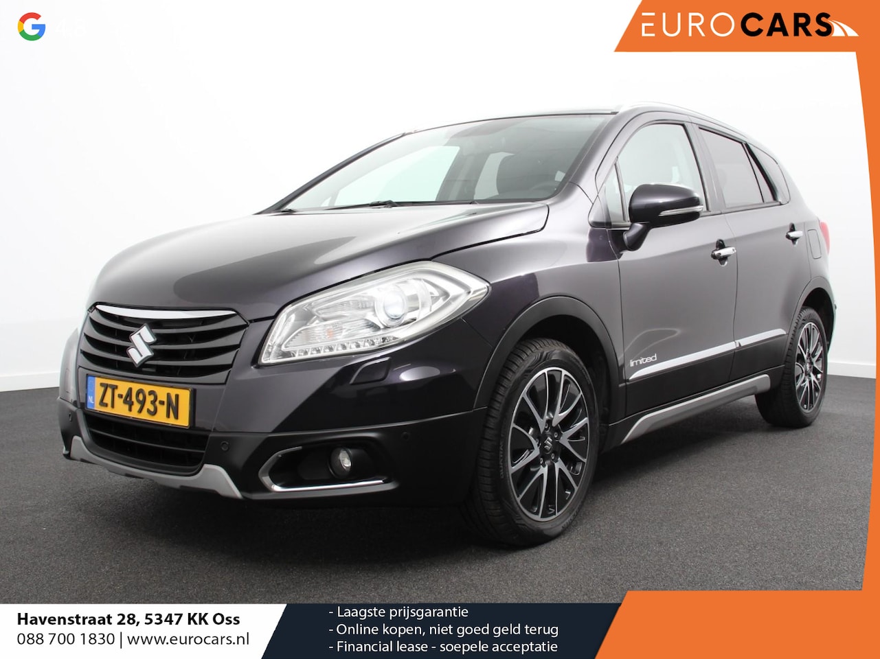 Suzuki SX4 S-Cross - 1.6 Exclusive Automaat AllGrip | Cruise control | Parkeersensoren | Achteruitrijcamera | N - AutoWereld.nl