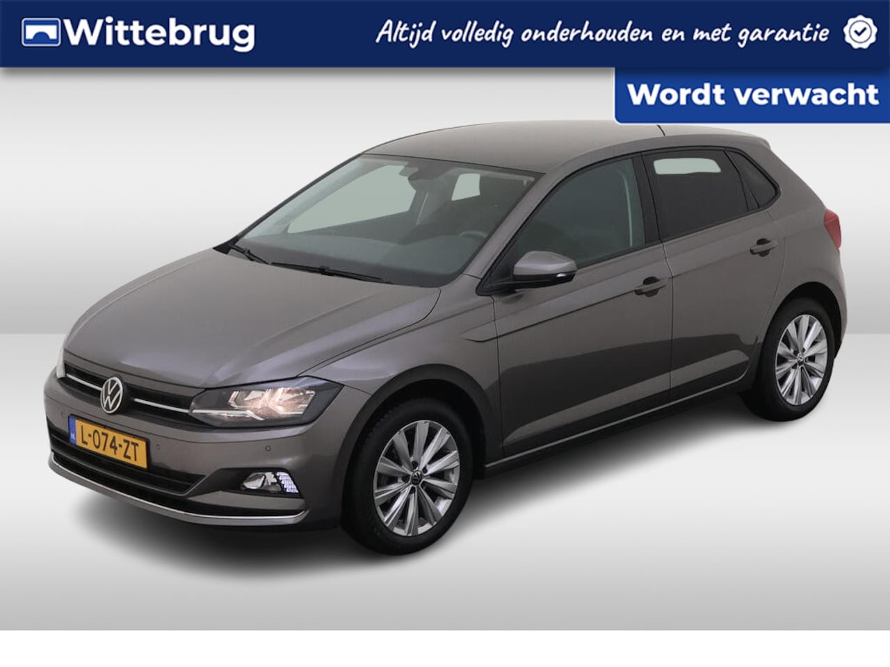 Volkswagen Polo - 1.0 TSI Highline / AUTOMAAT/ PARK. SENSOREN/ CLIMA/ GETINT GLAS/ APP CONNECT/ 16" LMV - AutoWereld.nl