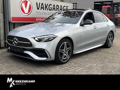 Mercedes-Benz C-klasse - 300 e AMG Line 18"/Leder/Panoramadak/360 camera/Dodehoek/Keyless/Stoelverwarming + memory