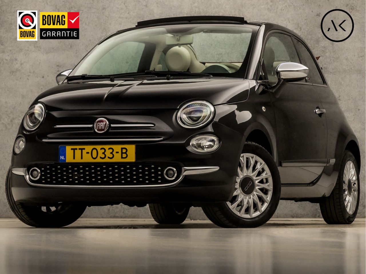Fiat 500 C - 1.2 Sport Automaat (VIRTUAL COCKPIT, CRUISE, ELEK RAMEN, SPORTSTOELEN, BLUETOOTH, PARKEERS - AutoWereld.nl