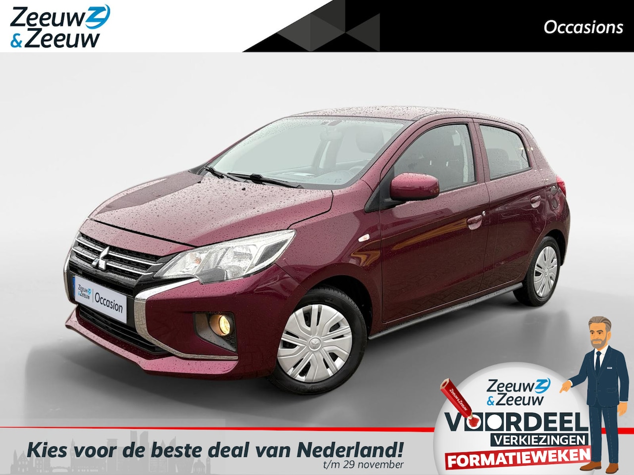 Mitsubishi Space Star - 1.0 Cool+ |Airco|12 maanden Bovag garantie| nieuwe APK - AutoWereld.nl