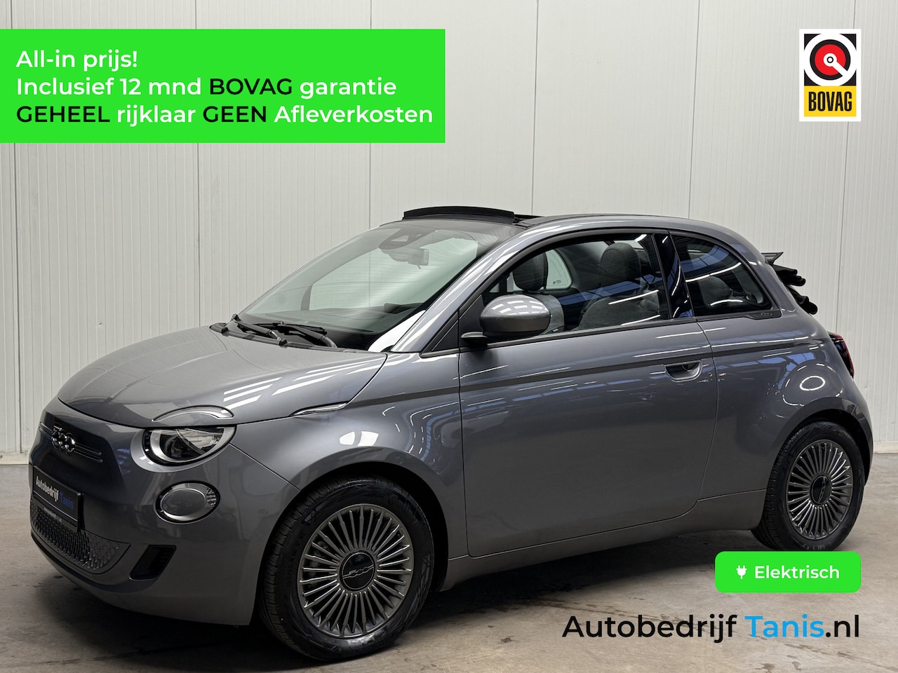 Fiat 500 C - 500e Icon 42 kWh Cabriolet NAVIGATIE-AIRCO/ECC-LMV-CRUISE CONTROL - AutoWereld.nl